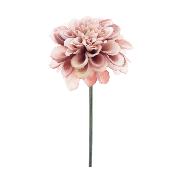 Kunstpflanze Dahlie, runde Blütenblätter, pink, 30cm, Pick, Nova Nature