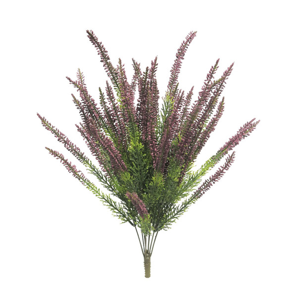 Kunstpflanze Heidekraut, Erika, lila-rot, 59cm