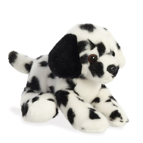 Plüsch Hund, Dalmatiner, schwarz/weiß, Mini Flopsies, 20cm, Aurora