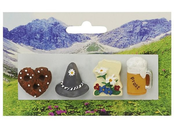 Poly Magnet 4er Set Bayern