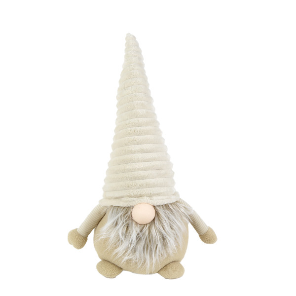 Deko Wichtel, Weihnachtswichtel beige, 54cm