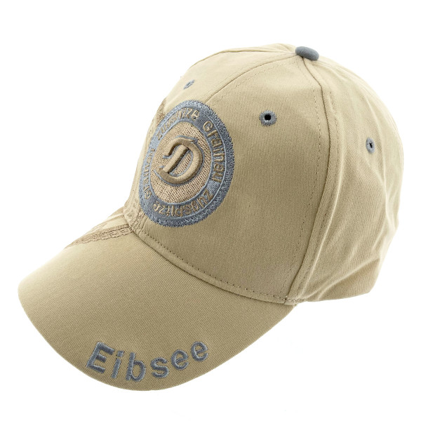 Schildmütze Eibsee creme, Logo D: Zugspitze, Grainau