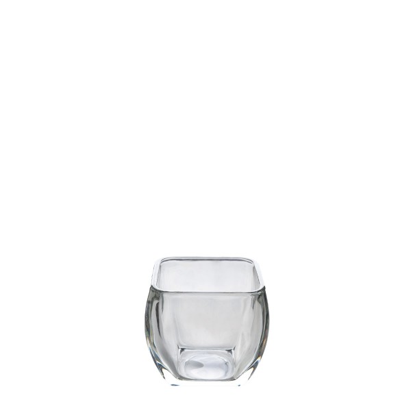 Glas Vase/Teelichthalter 10x9cm klar, Sandra Rich
