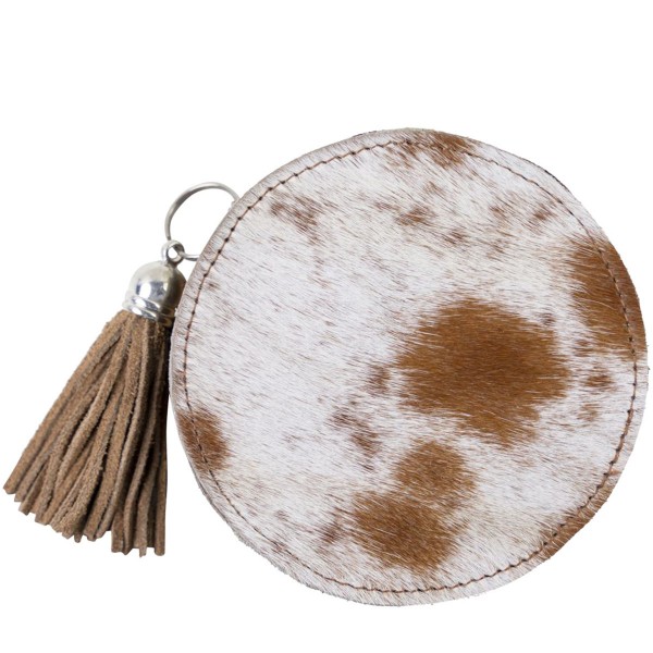 Etui Kuhfell rund braun 11cm Mars &amp; More