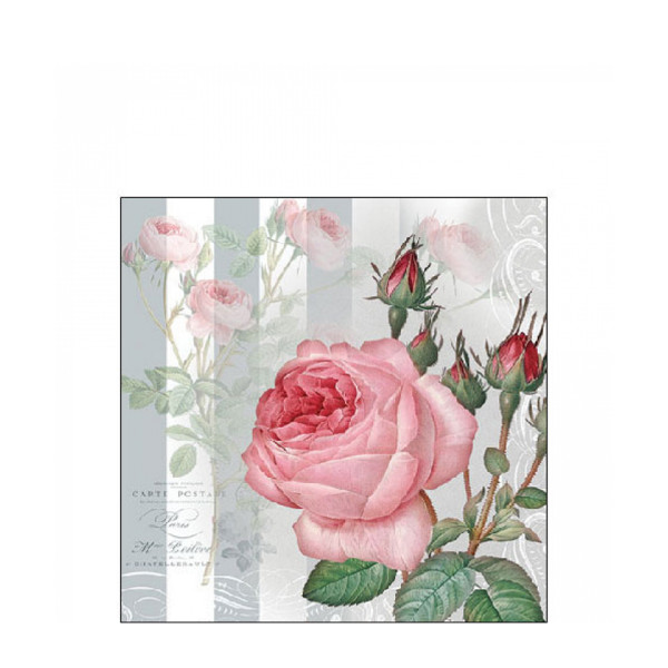 Ambiente Papierservietten Rosen Yara, 25x25cm