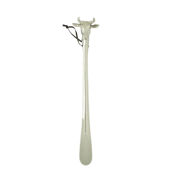 Schuhlöffel Kuh, Kuhkopf silber, 52cm, Mars &amp; More