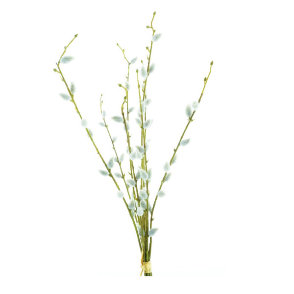 Kunstblume Palmkätzchen, Palmkätzchenzweige gebündelt, 54cm, Nova Nature