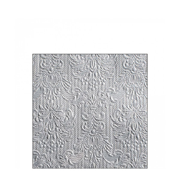 Ambiente Papierservietten Elegantes Silber, 25x25cm