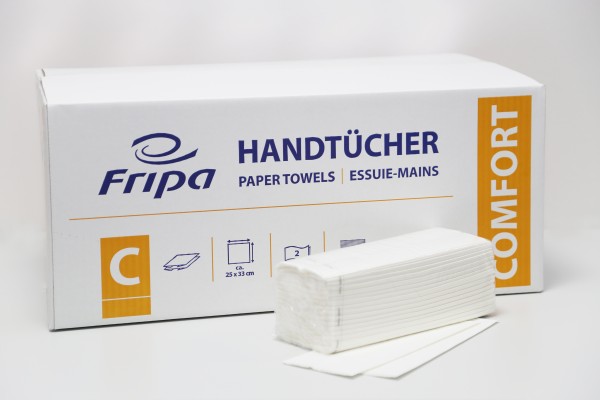 Paperhandtücher Falthandtücher Handtuchpaper Natur ZZ Falz 25 X 23 Cm