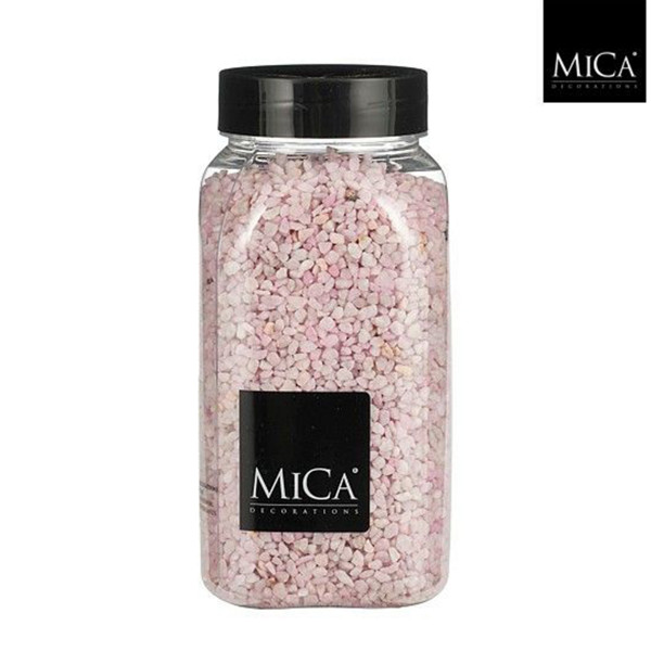 Deko Steine Granulat rosa, 2-3mm, 650ml, Mica Decorations
