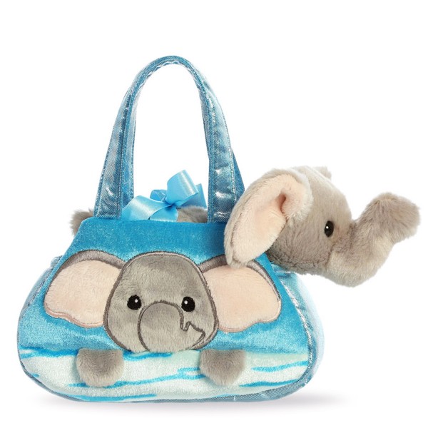Plüsch Taschen Tiere FP Elefant 20cm