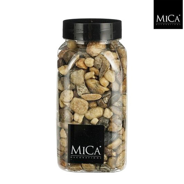 Deko Steine Marbles braun, 7-15mm, 650ml, Mica Decorations