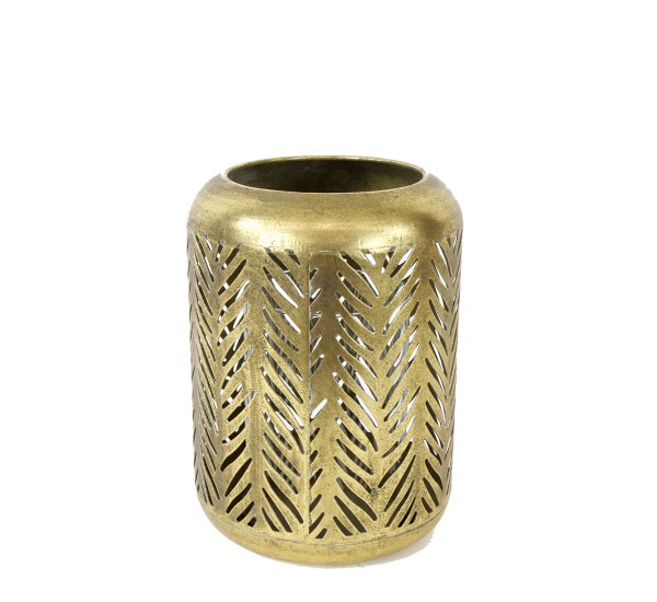 Windlicht gold 22cm