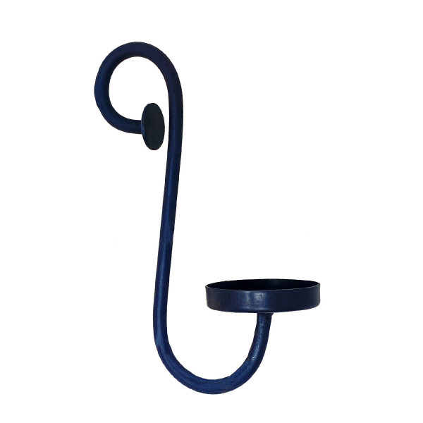 Deko Kerzenhalter Antik zum Einhängen, Metallhalter Antiklook für Stumpenkerzen, 20cm