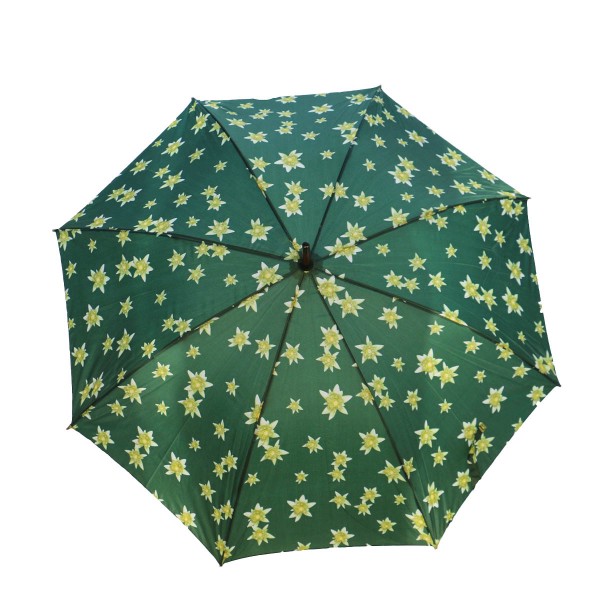 Stock Schirm, Edelweiß grün