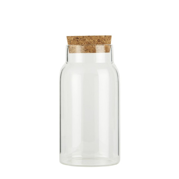 Glas Flasche mit Korken 270ml, Ib Laursen
