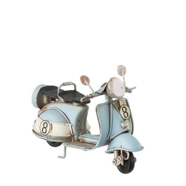 Roller blau 11x7cm Metall J-LINE