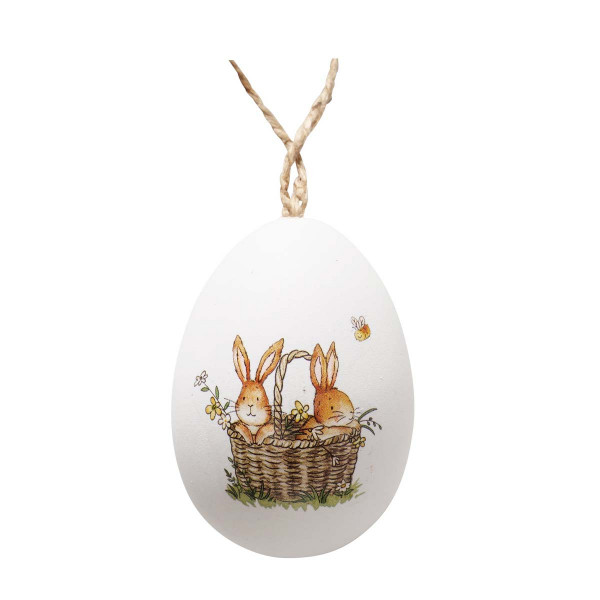 Deko Eier Hasen, Ostereier Hase Charmy zum Hängen, Set/4 St, Hänger, Boltze Home Collections