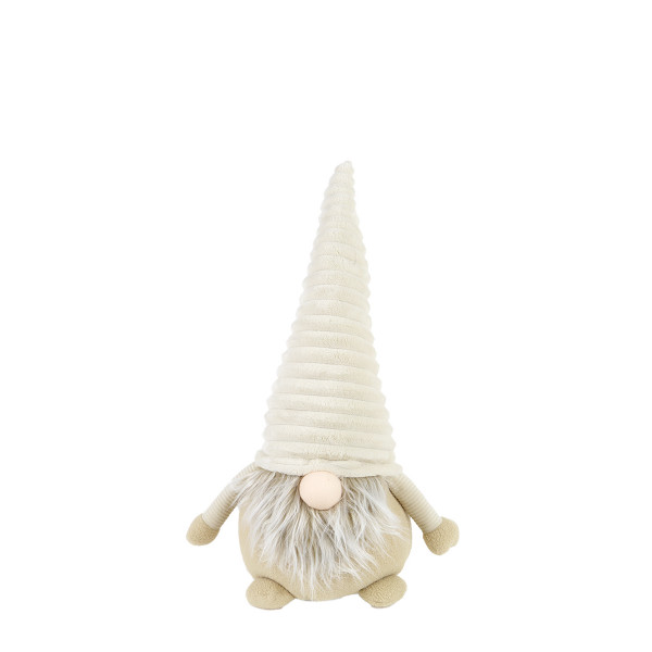 Deko Wichtel, Weihnachtswichtel beige, 28cm