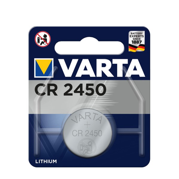 Varta Knopfzelle, Lithium-Metall, CR, 3 -V-, 560 mAh, 1St. im Blister