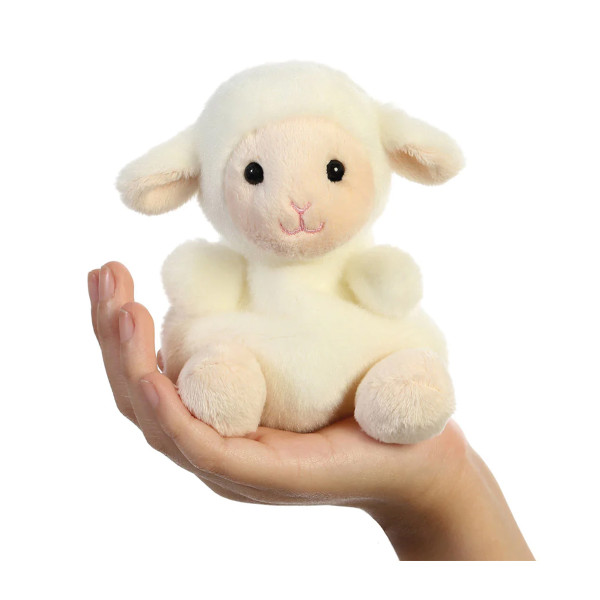 Plüsch Lamm Woolly, creme, Palm Pals, 13cm, Aurora World