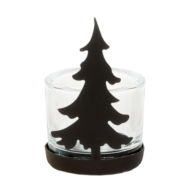 Eisen Windlicht Tannenbaum, 10cm, WMG Grünberger