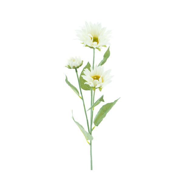 Kunstpflanze Margerite, Margeritenstrauch creme, 65cm