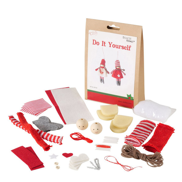 DIY Bastelset Püppchen Aenne, Weihnachtspüppchen zum Basteln, Boltze Home Collections