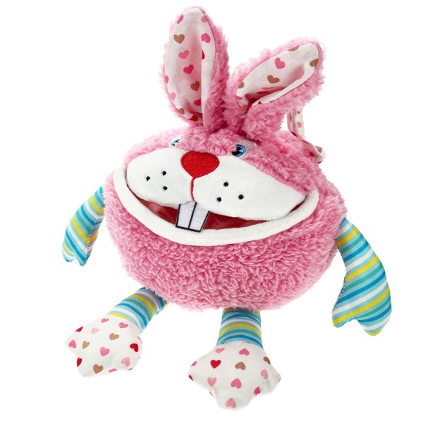 Hase Beutelino rosa wandelbar Plüsch 35x35cm