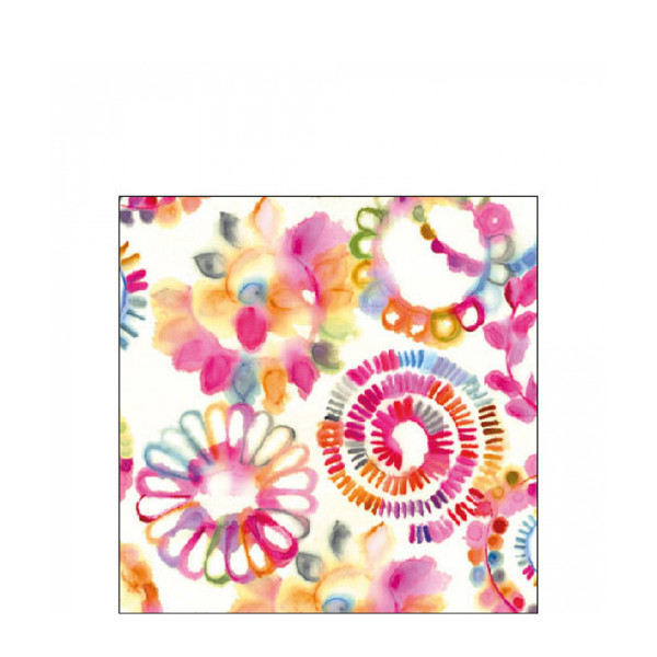 Ambiente Papierservietten Malerei, Fantasy circles, 25x25cm