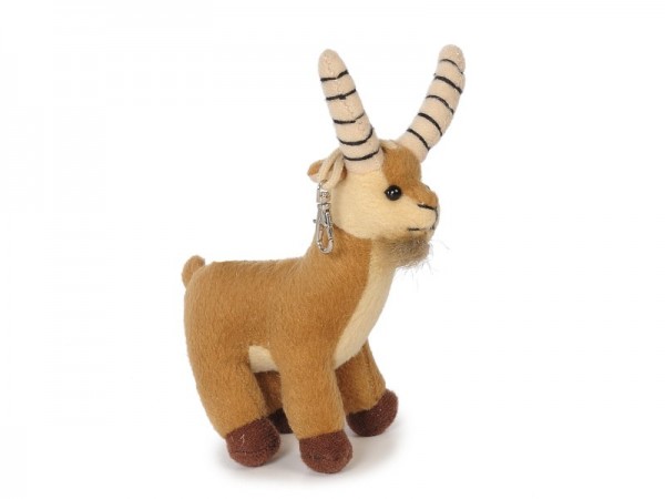 Plüsch Steinbock mit Schlüsselanhänger
