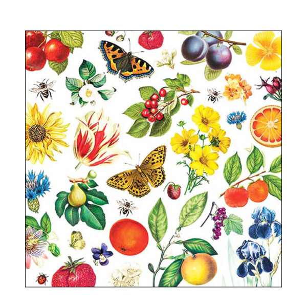 Ambiente Papierservietten Jahreszeitenmix, Colourful Year, Lunch, 33x33cm