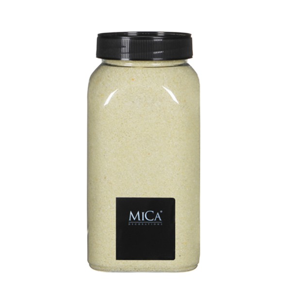 Deko Sand helles gelb feine Körnung 650ml