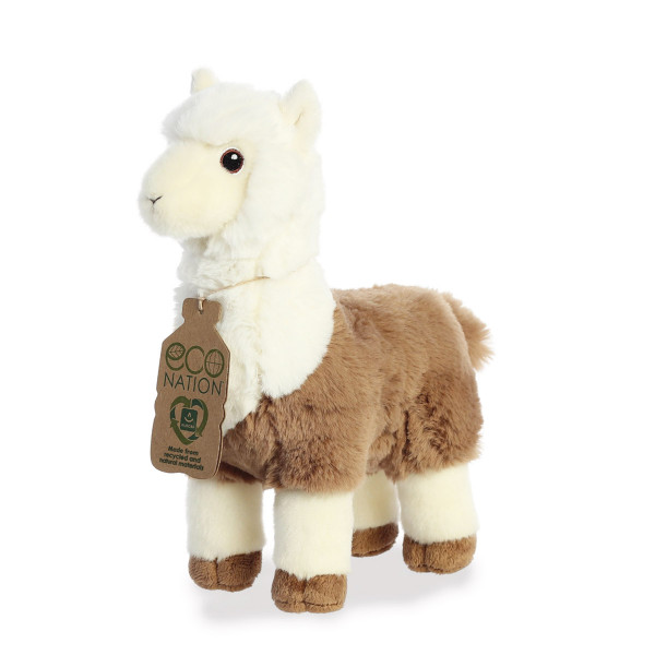 Plüsch Alpaca, Eco Nation, 28cm, Aurora World
