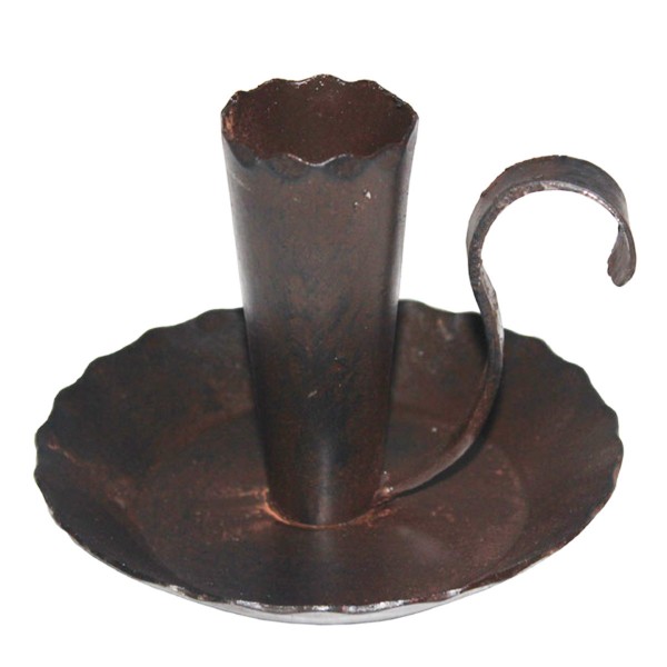 Eisen Kerzenhalter mit Henkel 10cm
