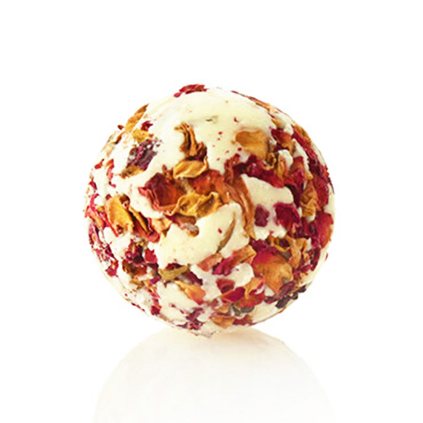 Ovis Schafmilch Badekugel Rose, 4cm, 50g
