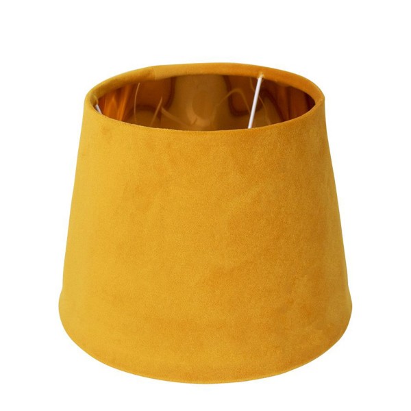 Lampenschirm Samt honig 25cm, Mars &amp; More