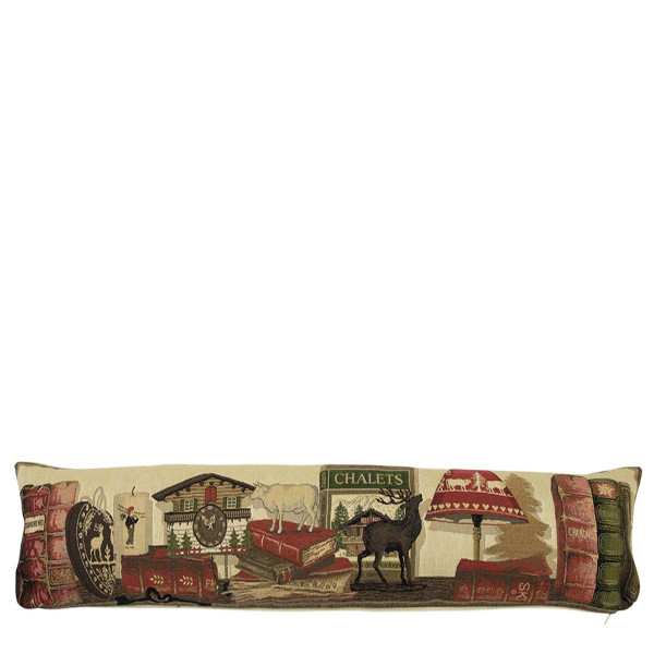 Zugluftstopper Winter Heimat, Hirsch und Kuh, 20x90cm, Gobelin, Mars &amp; More