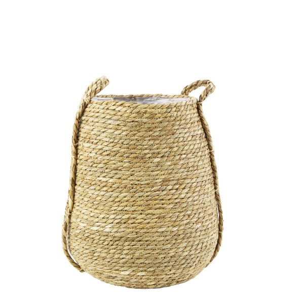 Korb mit Henkel, Natur, 24x40cm