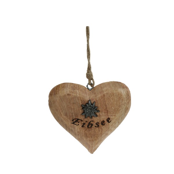 Holz Herz, Eibsee, 15cm