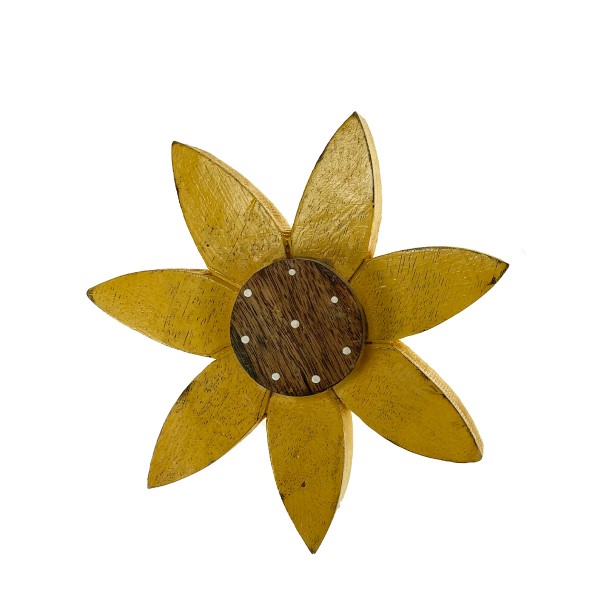 Holz Sonnenblumen, 20cm