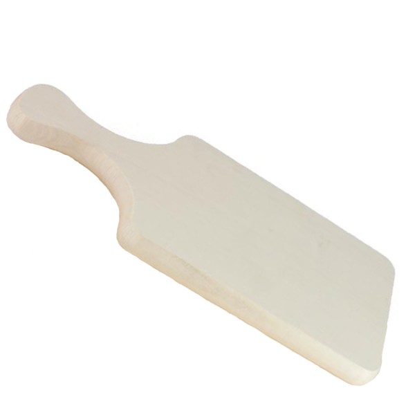 Schneidebrett mit Griff, Ahorn, unbehandelt, 34x16cm