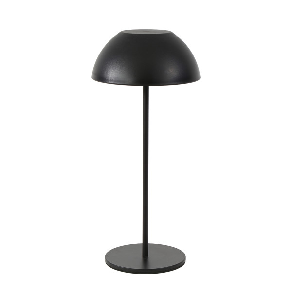 LED Tischlampe Touch schwarz, Tischleuchte Pilzform, dimmbar, 28cm
