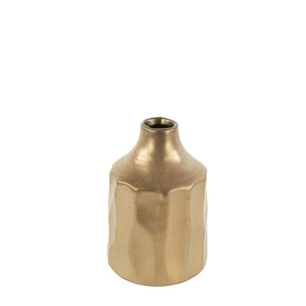 Vase, cognac matt, 12cm