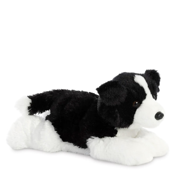 Plüsch Hund, Border Collie, schwarz-weiß, Flopsies, 30cm, Aurora World