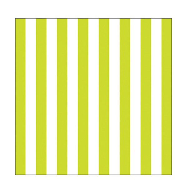 Ambiente Papierservietten grün gestreift, Stripes Green, 33x33cm