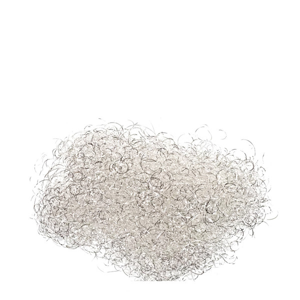 Engelshaar silber, Lametta gelockt, 15gr/Btl, Buco