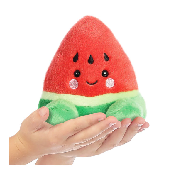 Plüsch Wassermelone Sandy rot-grün, Palm Pals, 13cm, Aurora World
