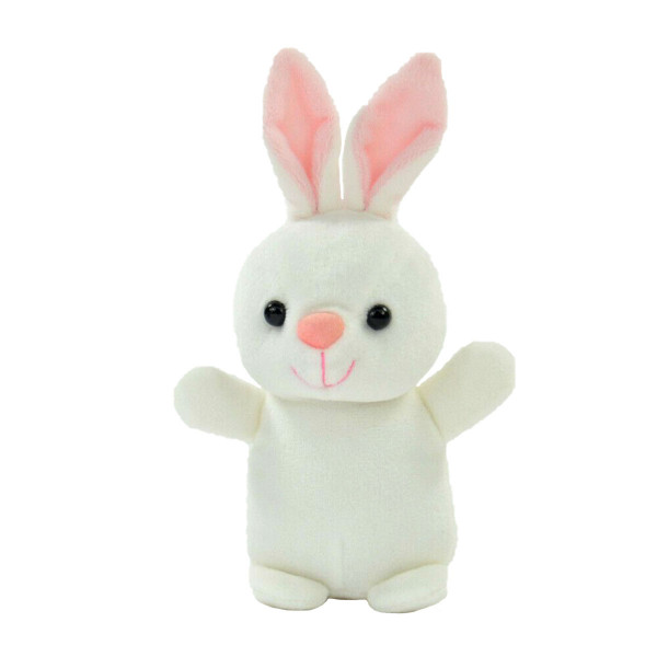 Plüsch Hase Hanna im Ei, weißes Häschen im Ei, 13cm