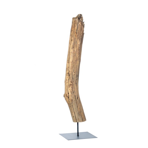 Holzast Natur auf Metallständer 100-130cm WMG Grünberger